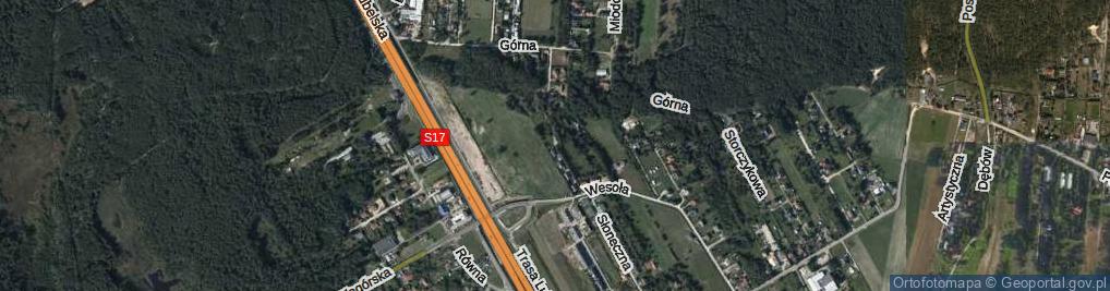 Zdjęcie satelitarne Wiśniowa ul.