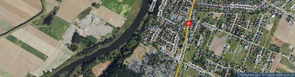 Zdjęcie satelitarne Widokowa ul.