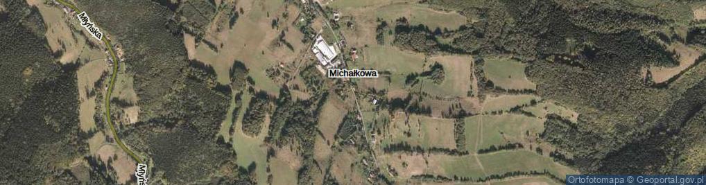 Zdjęcie satelitarne Wiejska ul.