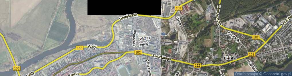 Zdjęcie satelitarne Wigury Stanisława, inż. pil. ul.