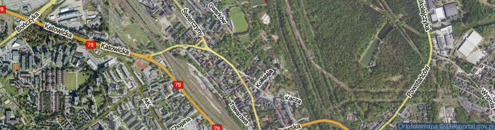 Zdjęcie satelitarne Wierzbowa ul.