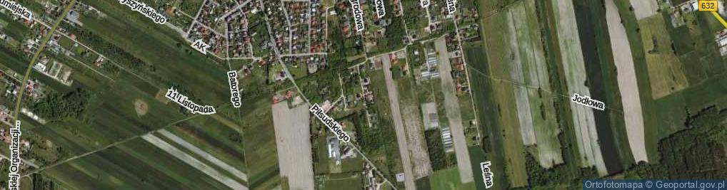 Zdjęcie satelitarne Wielokwiatowa ul.