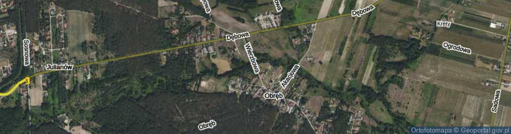Zdjęcie satelitarne Wierzbowa ul.