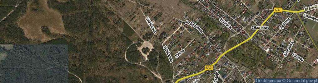 Zdjęcie satelitarne Wiklinowa ul.