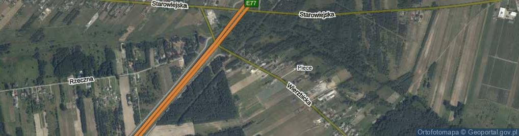 Zdjęcie satelitarne Wierzbicka ul.