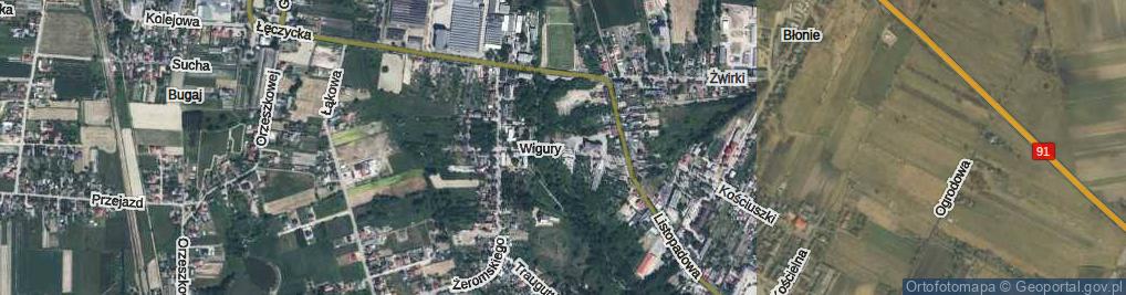 Zdjęcie satelitarne Wigury Stanisława, inż. pil. ul.