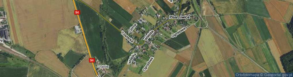 Zdjęcie satelitarne Wiejska ul.