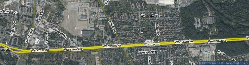 Zdjęcie satelitarne Witkowska ul.