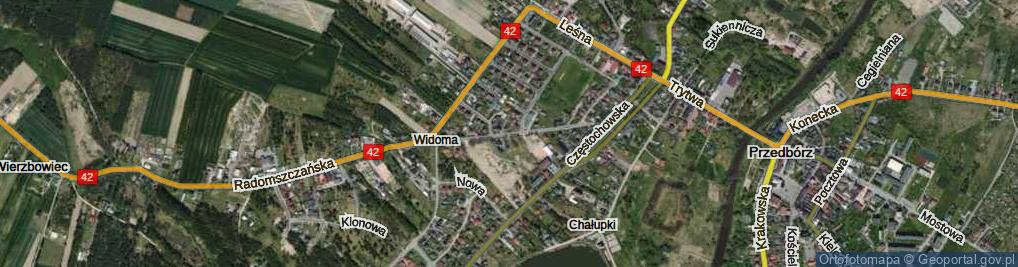 Zdjęcie satelitarne Wierzbowska ul.