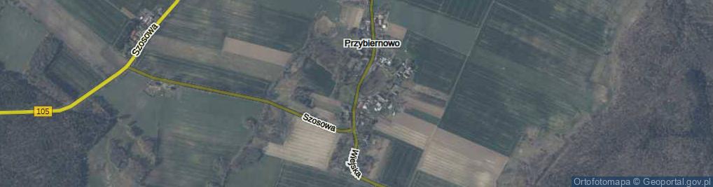 Zdjęcie satelitarne Wiejska ul.