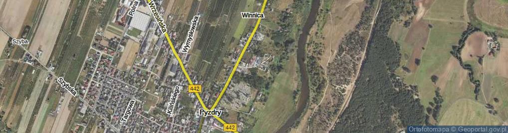 Zdjęcie satelitarne Winnica ul.
