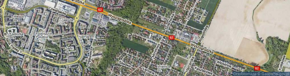 Zdjęcie satelitarne Widna ul.