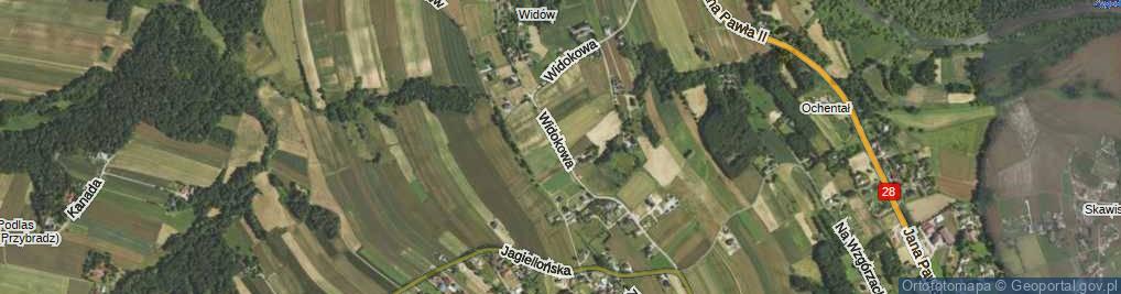 Zdjęcie satelitarne Widokowa ul.