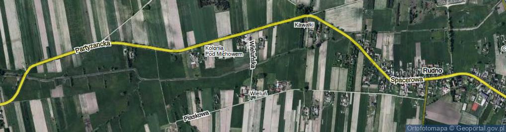 Zdjęcie satelitarne Wieluńska ul.