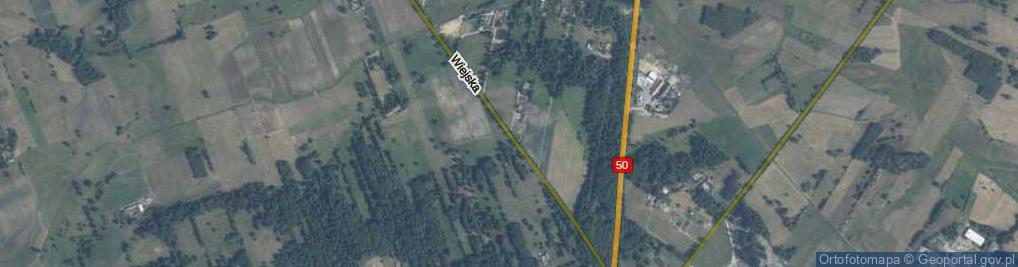 Zdjęcie satelitarne Wiejska ul.