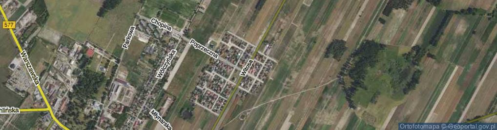 Zdjęcie satelitarne Witosa Wincentego ul.