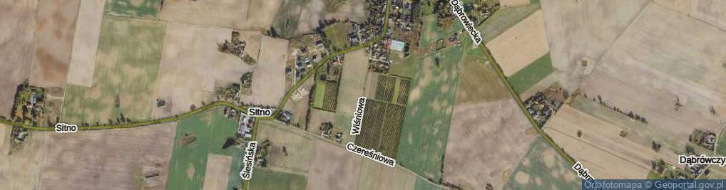 Zdjęcie satelitarne Wiśniowa ul.