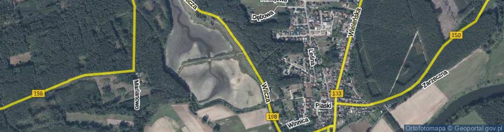 Zdjęcie satelitarne Wilcza ul.