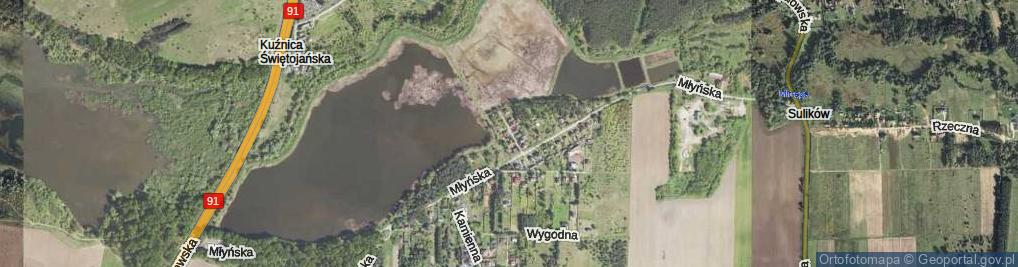 Zdjęcie satelitarne Willowa ul.