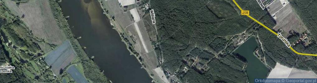 Zdjęcie satelitarne Wiślana ul.