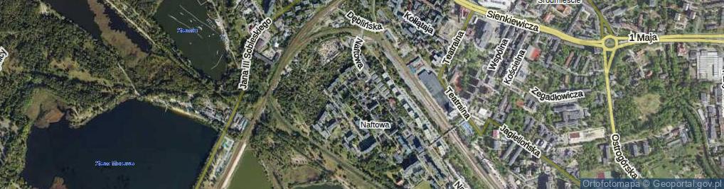 Zdjęcie satelitarne Willowa ul.