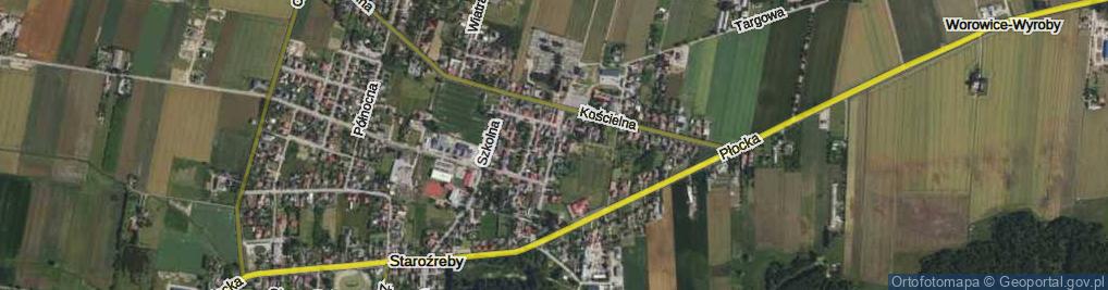 Zdjęcie satelitarne Wieczorka ul.