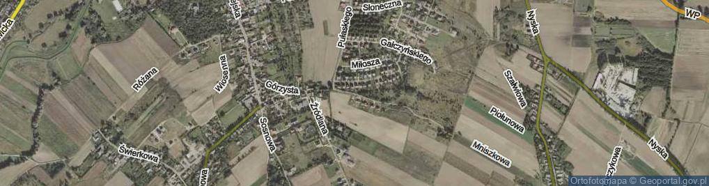 Zdjęcie satelitarne Wichrowa ul.