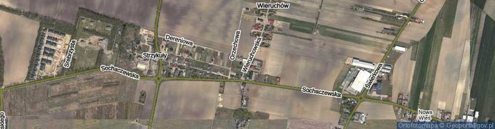 Zdjęcie satelitarne Wieruchowska ul.