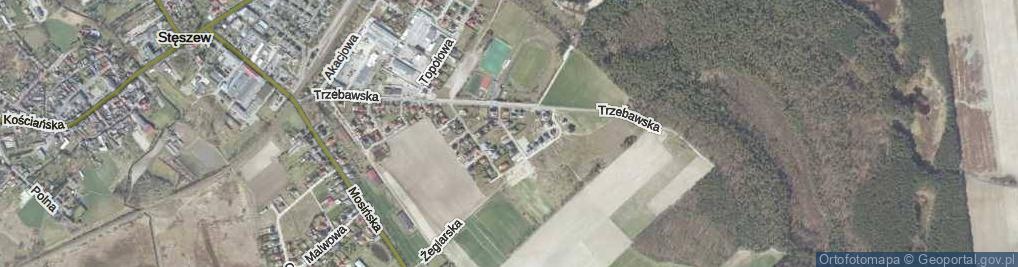 Zdjęcie satelitarne Wioślarska ul.