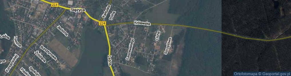 Zdjęcie satelitarne Widokowa ul.