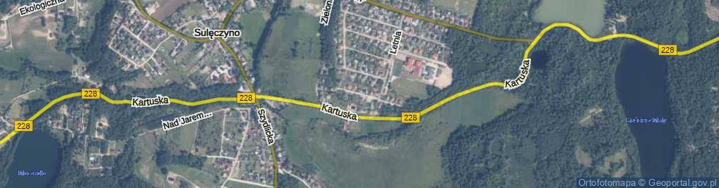 Zdjęcie satelitarne Wiosenna ul.