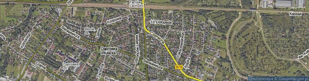 Zdjęcie satelitarne Willowa ul.