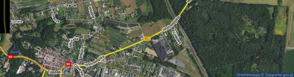 Zdjęcie satelitarne Wielowiejska ul.