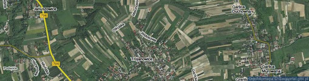 Zdjęcie satelitarne Widokowa ul.