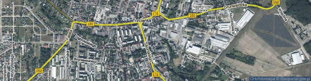 Zdjęcie satelitarne Wiosny Ludów ul.