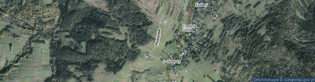 Zdjęcie satelitarne Widokowa ul.