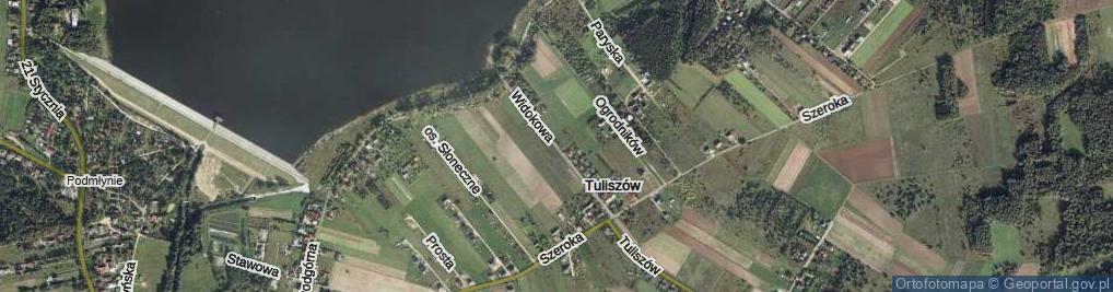 Zdjęcie satelitarne Widokowa ul.