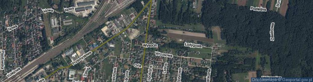 Zdjęcie satelitarne Wilcza ul.