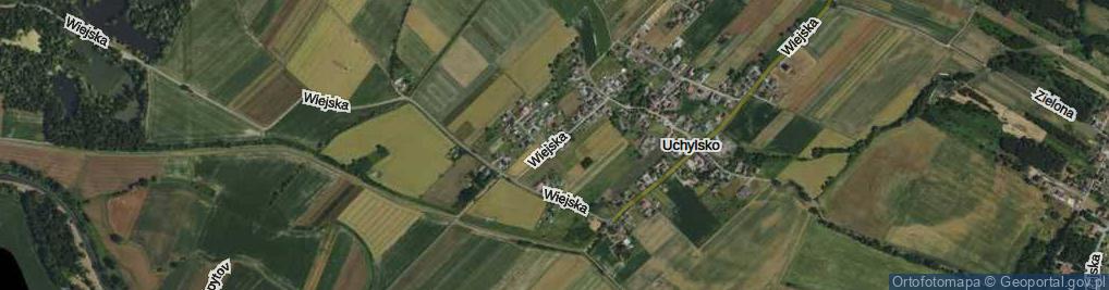 Zdjęcie satelitarne Wiejska ul.