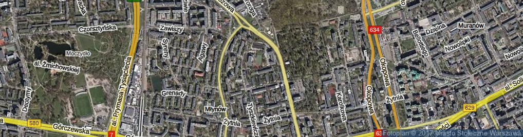 Zdjęcie satelitarne Wierzynka Mikołaja ul.