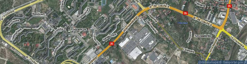 Zdjęcie satelitarne Wieniawskiego Henryka ul.