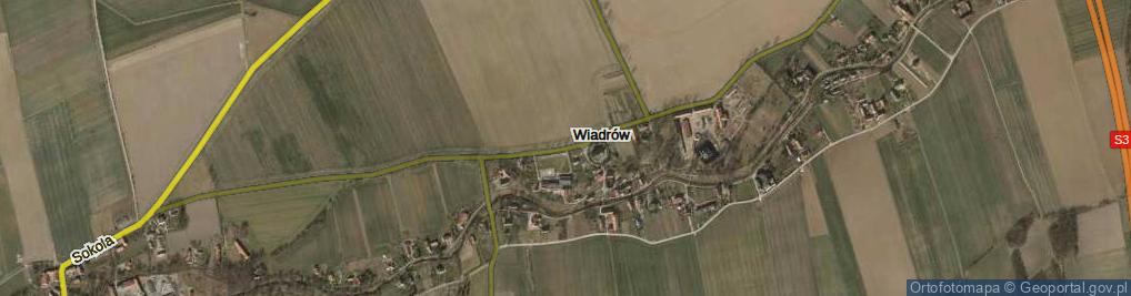 Zdjęcie satelitarne Wiadrów ul.