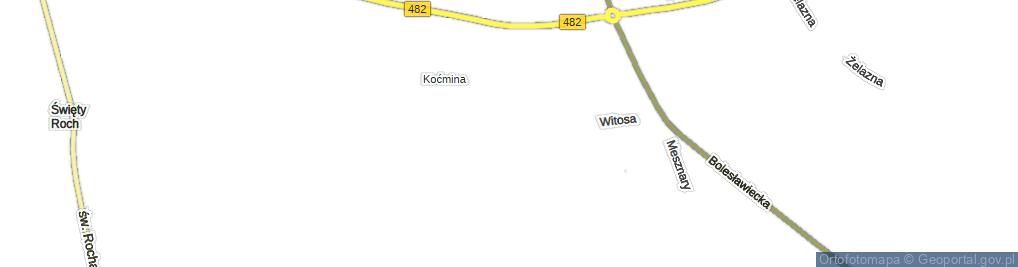Zdjęcie satelitarne Witosa Wincentego ul.