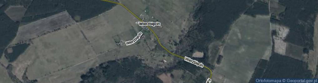Zdjęcie satelitarne Wierzbięcin ul.
