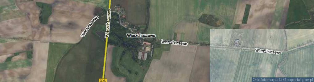 Zdjęcie satelitarne Wierzchaczewo ul.