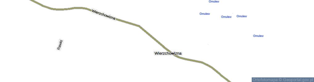 Zdjęcie satelitarne Wierzchowizna ul.