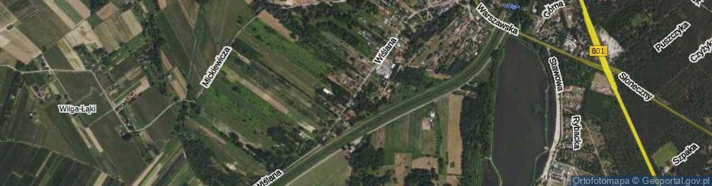 Zdjęcie satelitarne Wiślana ul.
