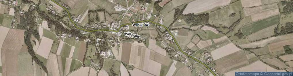 Zdjęcie satelitarne Wilkanów ul.