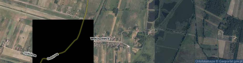 Zdjęcie satelitarne Wilkoszewice ul.