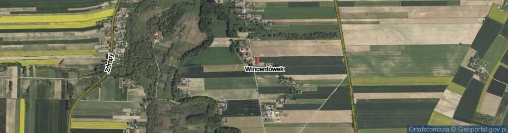 Zdjęcie satelitarne Wincentówek ul.